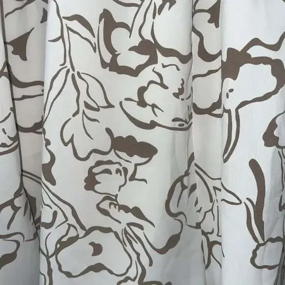 Entro Beige Print Long Sleeves Romper - Picture 3 of 7